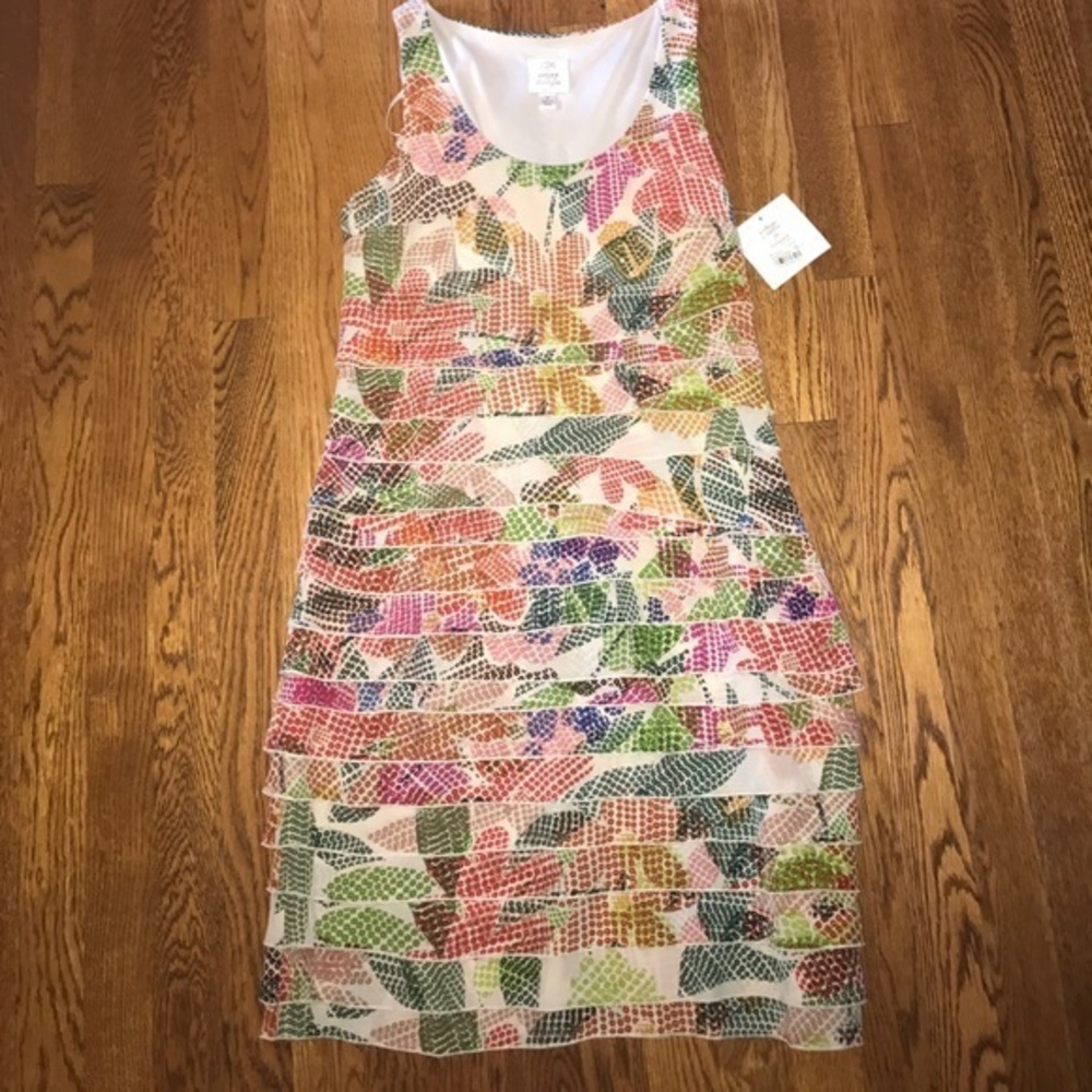 Suzi Chin‎ Maggie Boutique silk tiered dress size 8